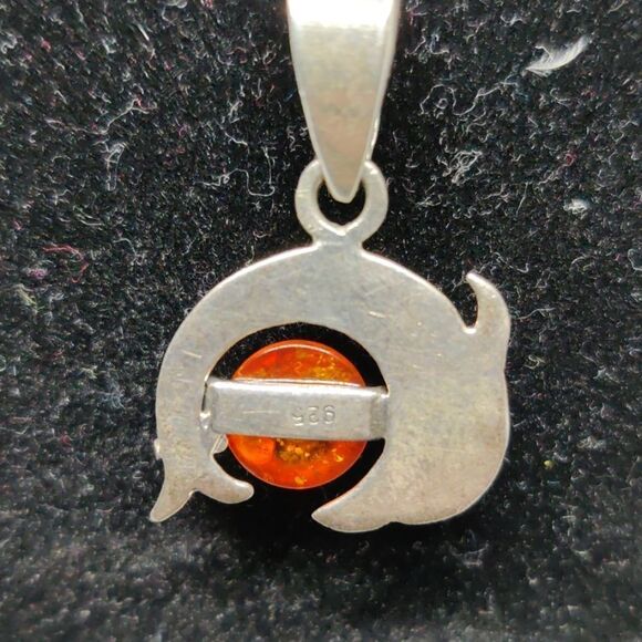Dolphin 925 sterling silver necklace - Picture 2 of 2